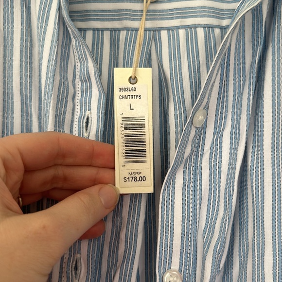 NWT Max Studio Puff Sleeve Shirt Dress - Picture 3 of 4